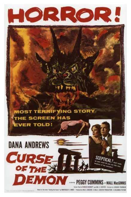 RENDEZ-VOUS AVEC LA PEUR | NIGHT OF THE DEMON / CURSE OF THE DEMON | 1957