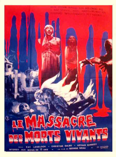 MASSACRE DES MORTS VIVANTS - LE | LIVING DEAD AT MANCHESTER MORGUE / LET SLEEPING CORPSE LIE | 1974