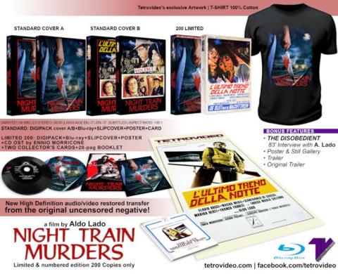 Le dernier train de la nuit en Blu-ray chez Tetro Video